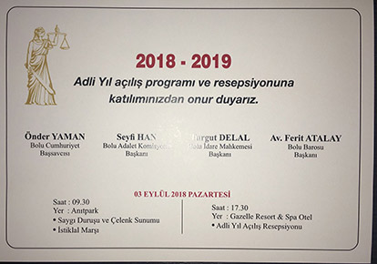 2018-2019 ADLİ YIL AÇILIŞ DUYURUSU