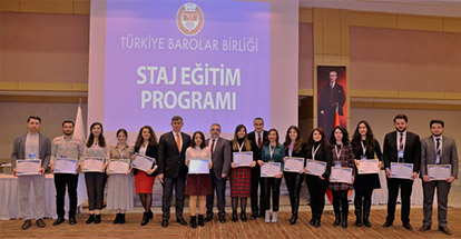 STAJYER AVUKATLAR STAJ EĞİTİMİ