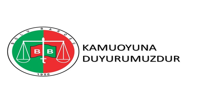 BASINA VE KAMUOYUNA DUYURUMUZDUR