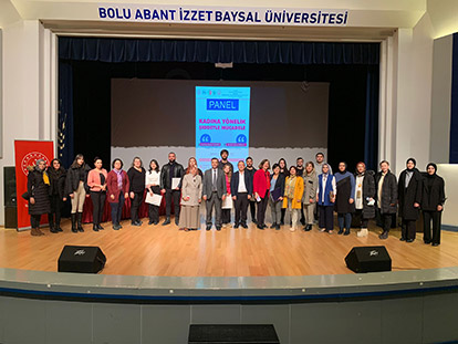 KADINA YÖNELİK ŞİDDETLE MÜCADELE PANELİ