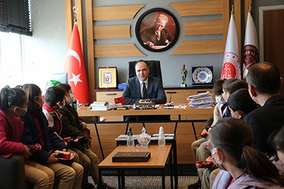 YUKARISOKU İLKÖĞRETİM OKULU ÖĞRENCİLERİ ZİYARETİ