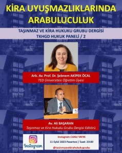 KİRA UYUŞMAZLIKLARINDA ARABULUCULUK ONLİNE EĞİTİM