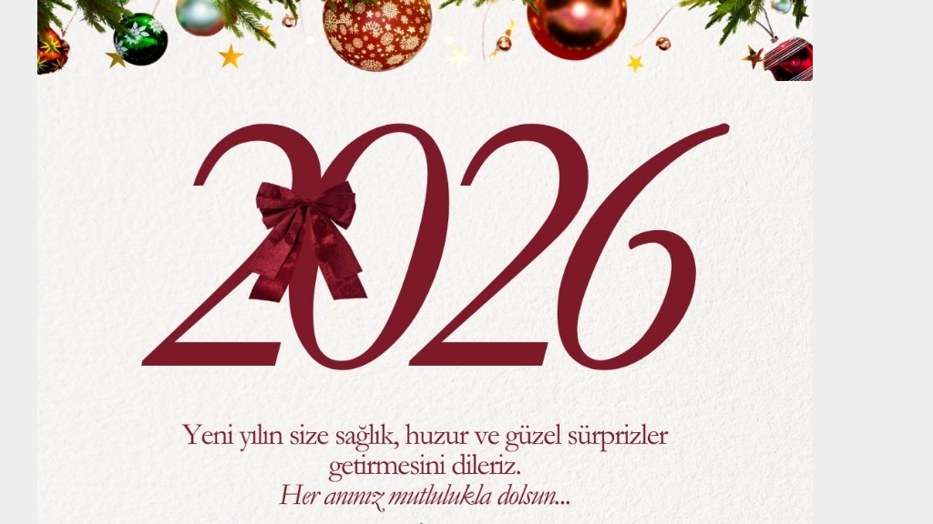 YENİ YILINIZ KUTLU OLSUN !